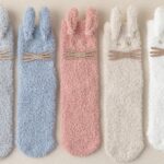 Saile Whisker Bunny Coral Fleece Socks (Style #2410) Wholesale Bulk