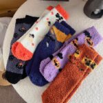 Saile Halloween Coral Fleece Socks (Style #2417) Wholesale Bulk